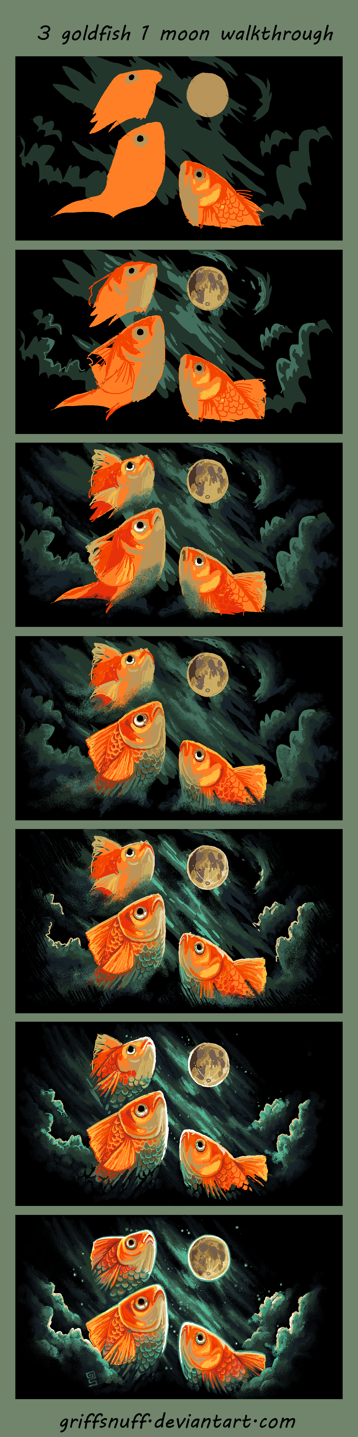 3 goldfish 1 moon walkthrough