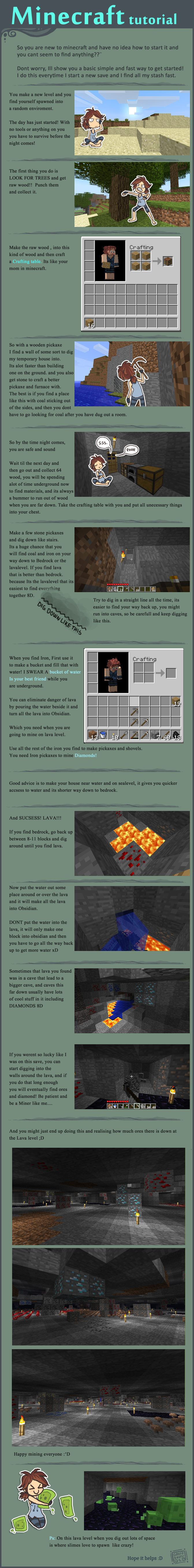 A Minecraft Tutorial by griffsnuff on DeviantArt