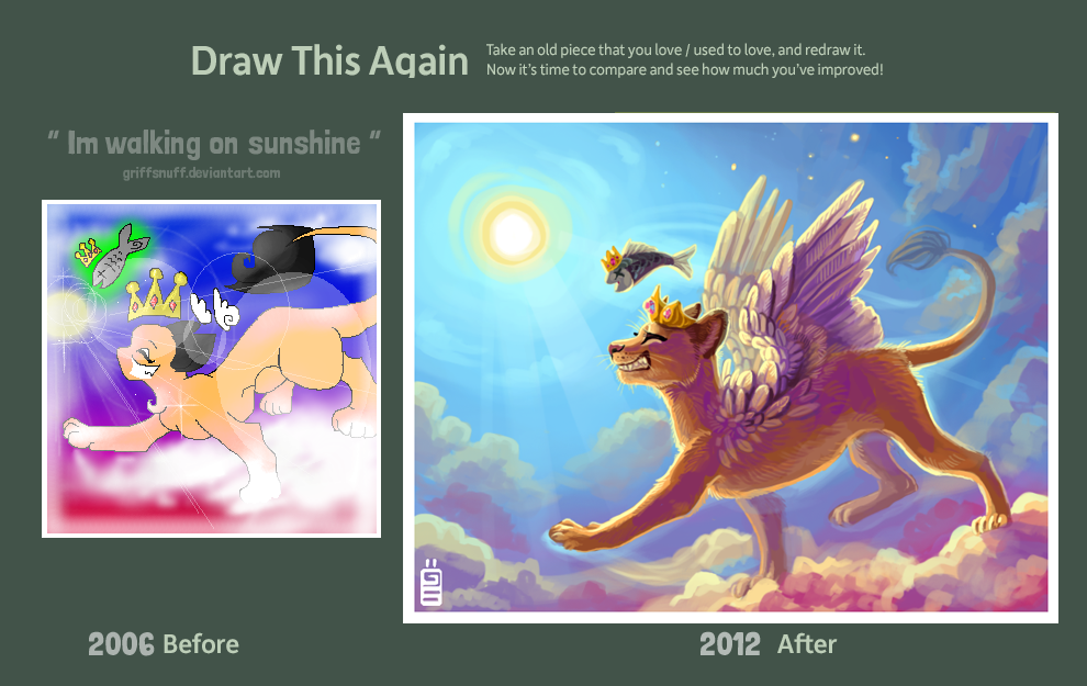 Draw this again entry Walking on sunshine