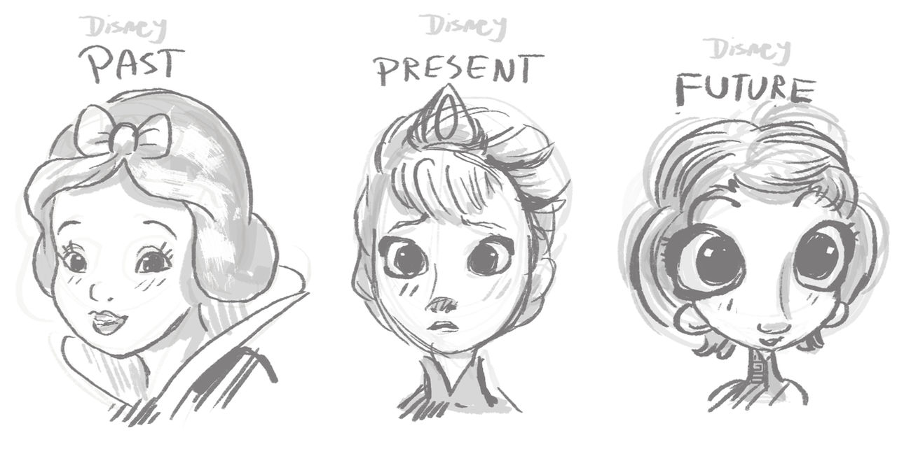 Disney Evolution Deviantart Disney evolution by griffsnuff on DeviantArt