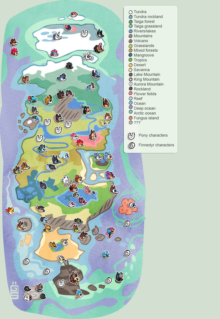 My character map by griffsnuff on DeviantArt