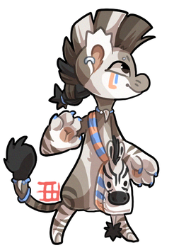 #13 Bagbean - Zebra - CLOSED