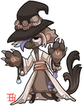 Npc Bagbean - Wizard bean by griffsnuff