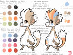 Bagbean basic color chart for Identity trials by griffsnuff