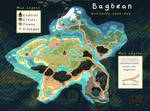 MAP - Bagbean Habitable zone map with Towns names by griffsnuff