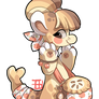 #256 Charity Nomnom Bagbean - Apple pie CLOSED