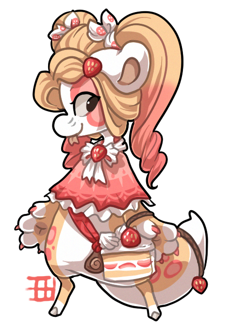 #266 Nomnom Bagbean - Strawberry shortcake