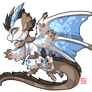 #858 Mythical BB w/m - Winter dragon -FTO DTR