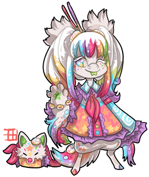 #1156 Hybrid BB - Anime Cosplaying Wolf