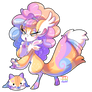 #4962 Celestial BB - Rainbow Fox