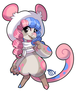 #7246 Celestial BB - Mouse Hoodie
