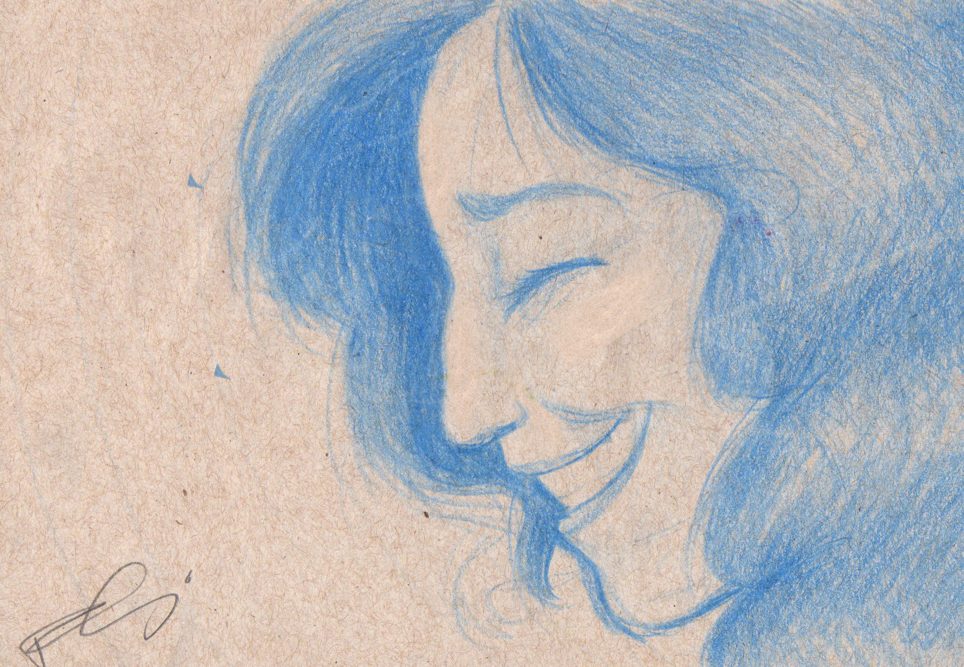 Riquis self-portrait sketch