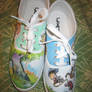 Calvin and Hobbes Shoes -both