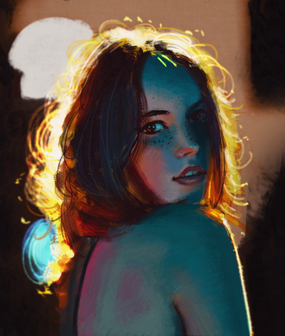 Backlight Lady