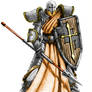 Color-filled Knight - Templar