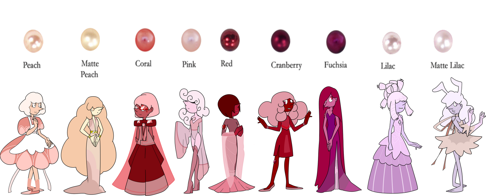 SU Pearl Set 3 - Pinks (closed)