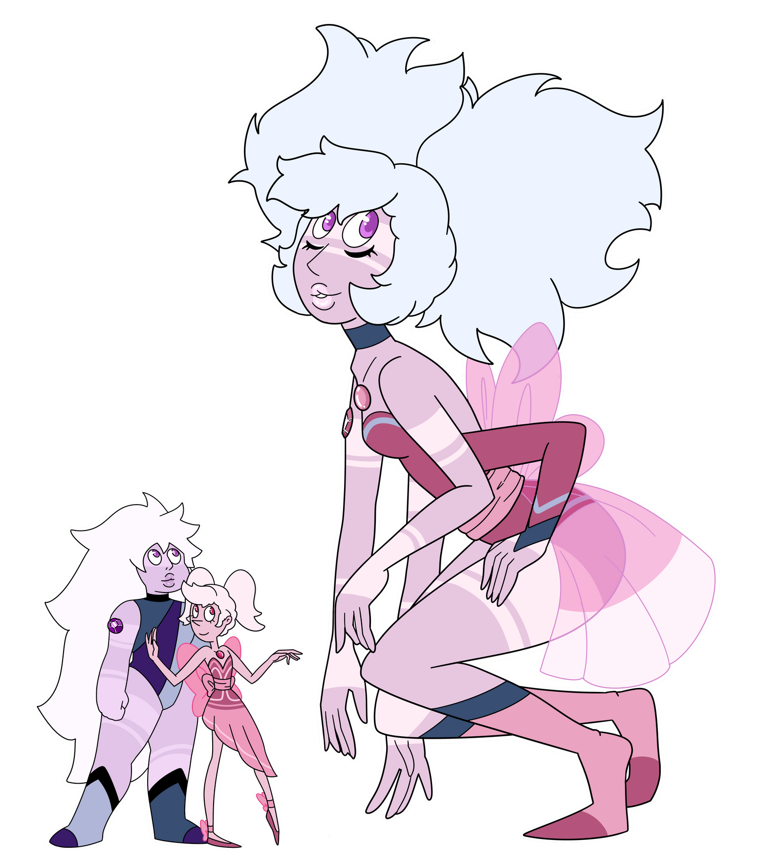 SU Pink Pearl and Amethyst Fusion Custom