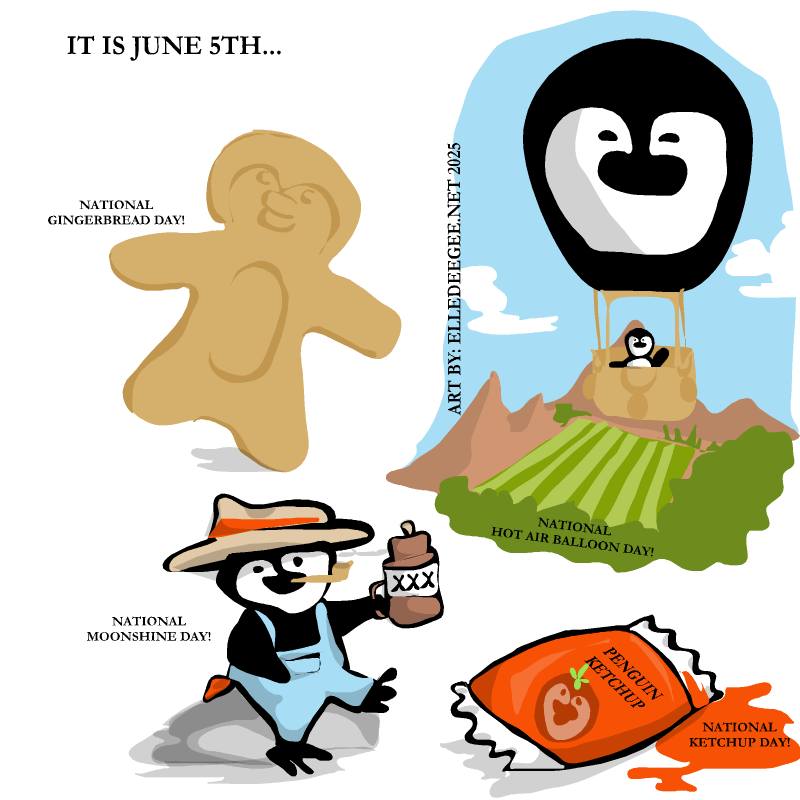 June 5th Holidays with Penguins