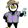 Hawaiian Shirt Penguin on Vacation