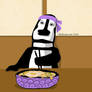Penguin Eating Ramen