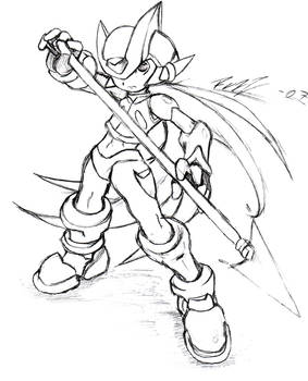 +: Megaman Zero Pencil Art :+