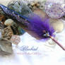 BLUEBIRD Feather Quill Pen