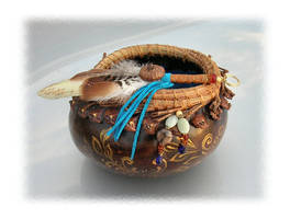 Faery Faith Gourd Bowl 3