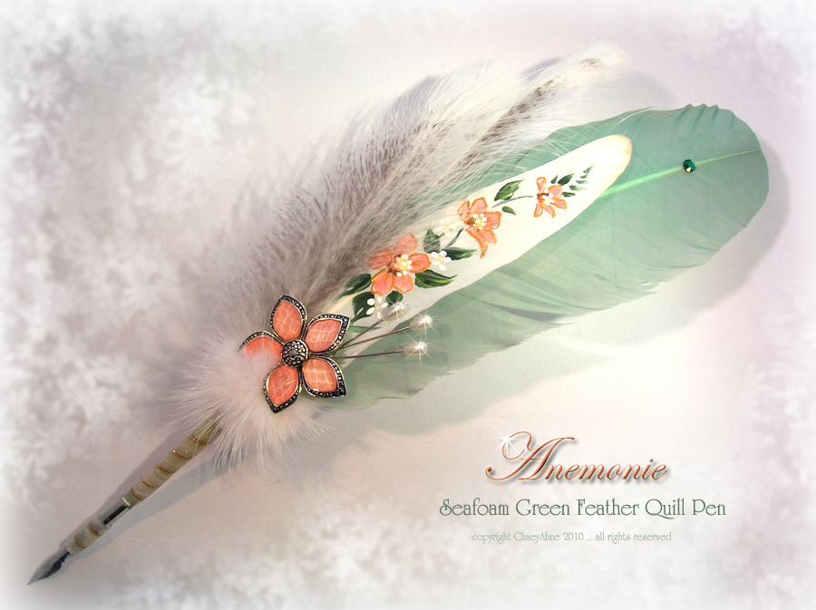 ANEMONIE Feather Quill Pen