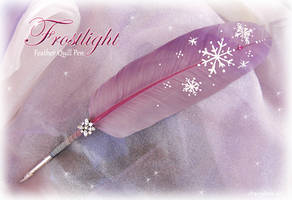 Snowflake Feather Quill Pen