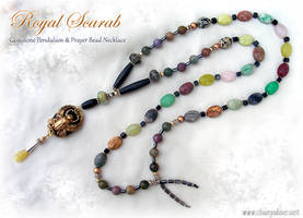 ROYAL SCARAB Mala Prayer Beads