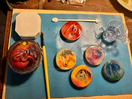Resin Spirit Horse Pendants