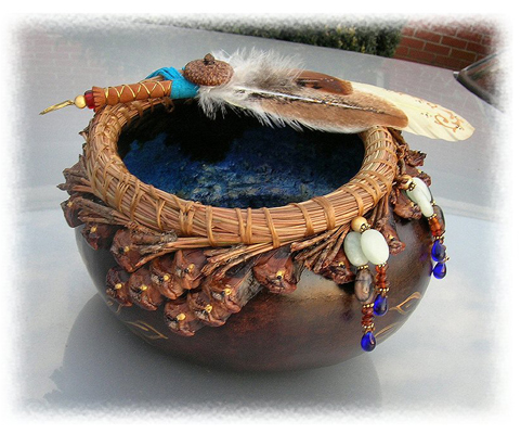 Faery Faith Gourd Bowl