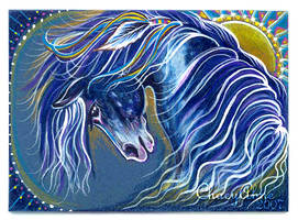 ACEO Blue Sun