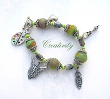 Creativity Lampwork Bracelet