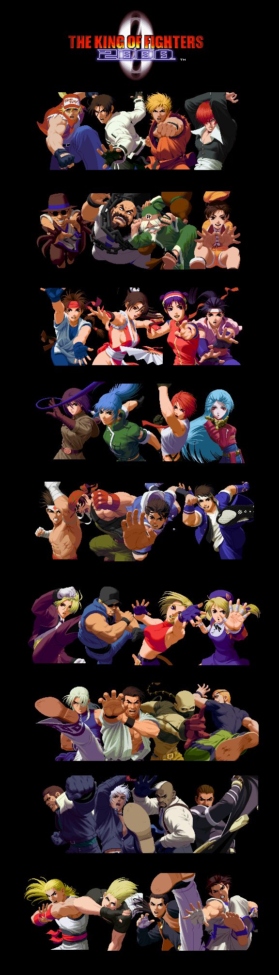 KOF 2000 Dream Teams