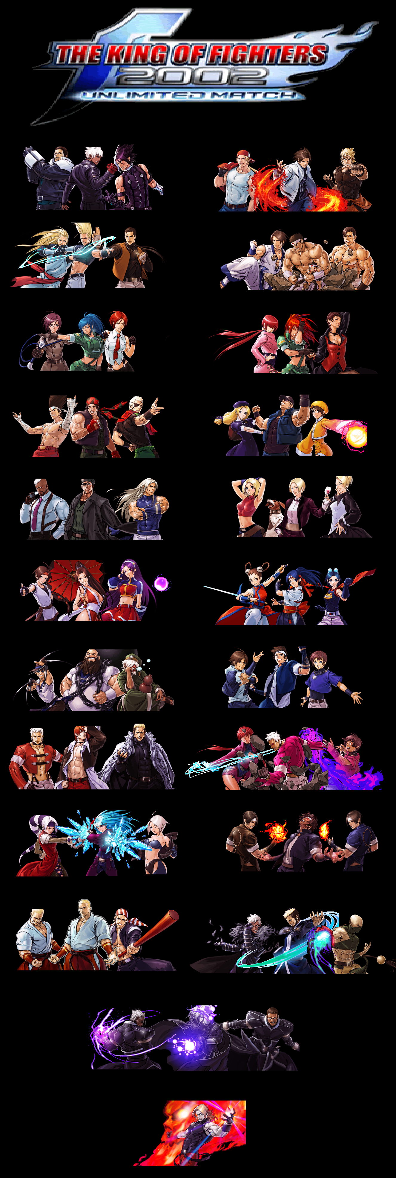 Custom Game Wallpapers #6: KOF 2002 by BrunoESant on DeviantArt