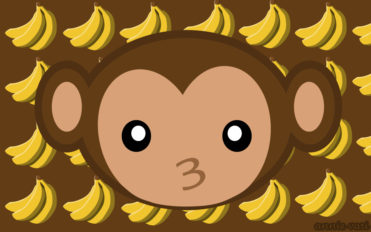 Monkey Wallpaper by Anniegaskarth on DeviantArt Monkey Wallpaper by Anniegaskarth on DeviantArt