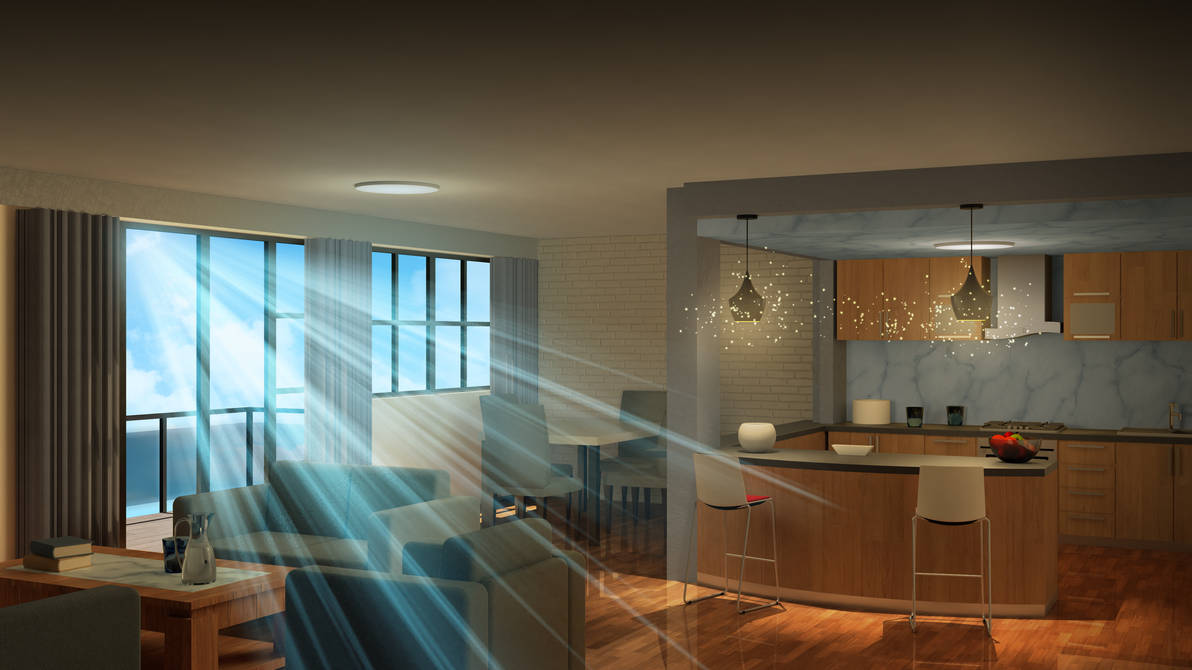 Living Room Penthouse - Day - Visual Novel BG by TamagochiKun on DeviantArt