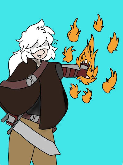 Amari Using Magic Amarie useing fire magic by rustedpony on DeviantArt