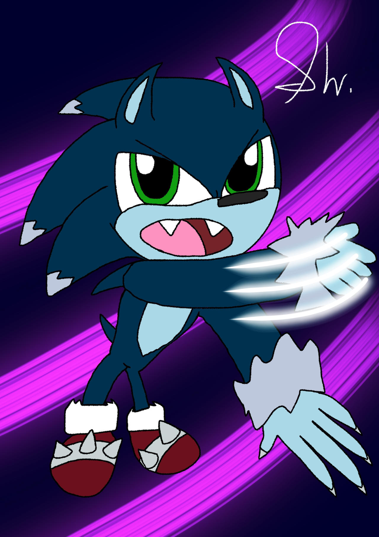 Pulse Rp Werehog Werehog by PearlStarLight5 on DeviantArt