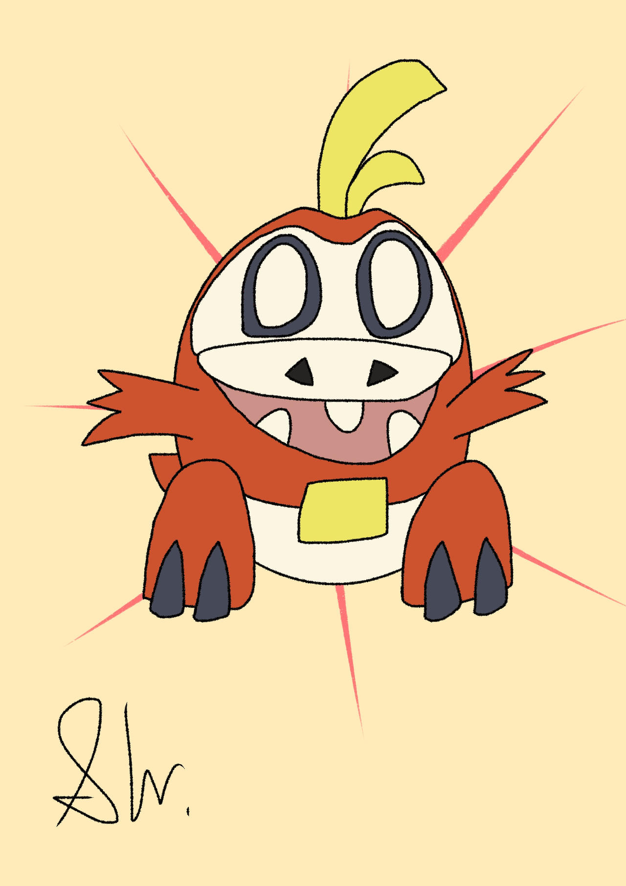 Fuecoco by PearlStarLight5 on DeviantArt