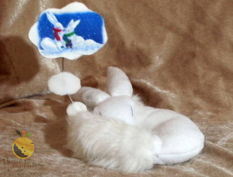 Dreaming Kitsune-Fox Plush