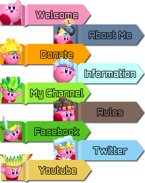 Twitch Buttons - Kirby Powers Mega Pack