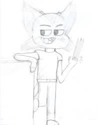 Gumball as Wolverine