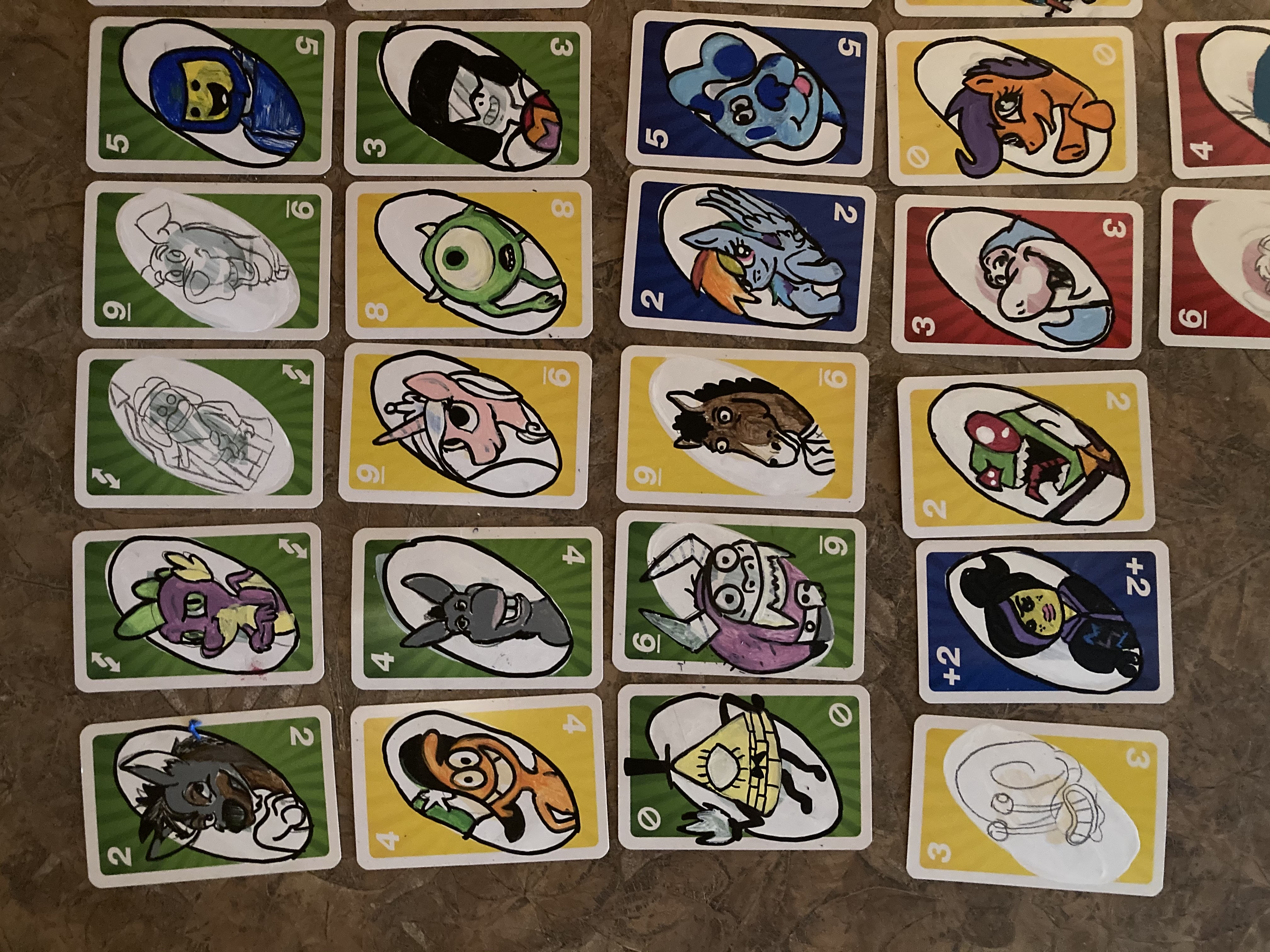 custom deck of Uno cards  Uno jogo, Desenhos, Faça você mesmo