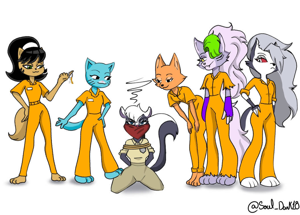 Furry Inmate Oc Some furry characters with prison suit by nightwolf846 on DeviantArt