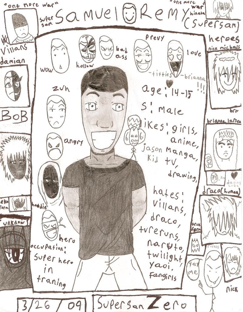 zero heroes, samuel remy by SuperSamZero on DeviantArt