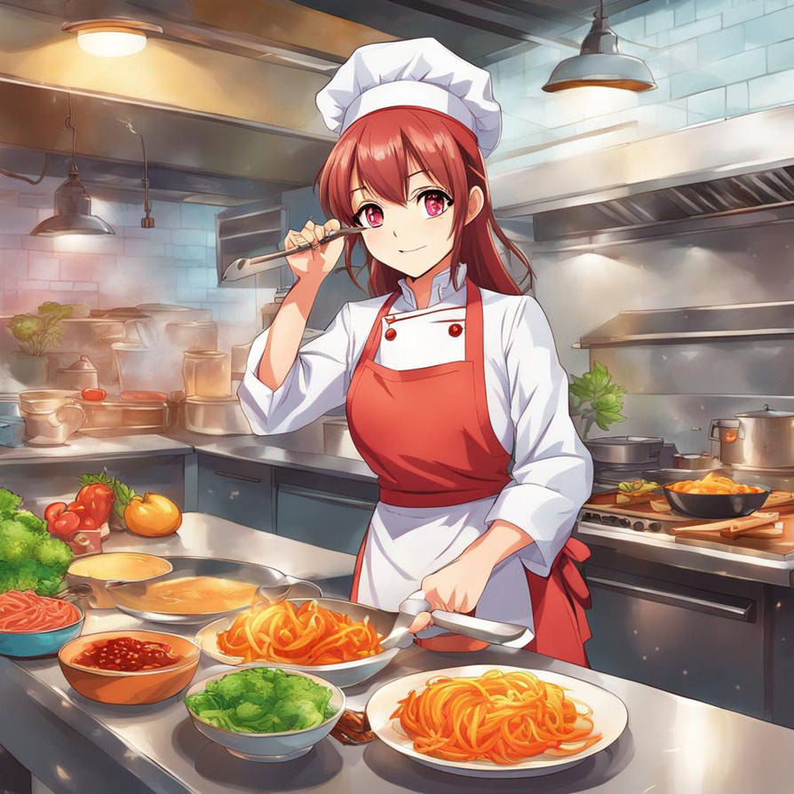 Female chef by Darththeo on DeviantArt