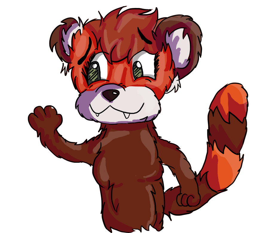 Webkinz Red Panda Drawing by koffeekittens on DeviantArt