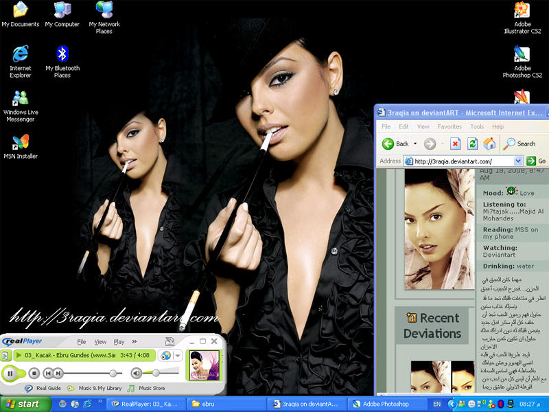 Ebru on My Desktop